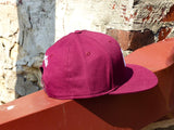 Signature Snap-back in Burgundy