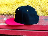 Signature Snap-back in Black, Red, & Yellow Gold