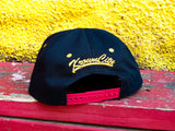 Signature Snap-back in Black, Red, & Yellow Gold