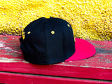 Signature Snap-back in Black, Red, & Yellow Gold