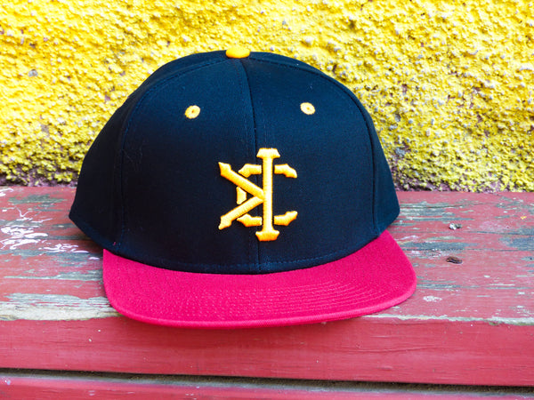 Signature Snap-back in Black, Red, & Yellow Gold