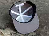 Signature Snap-back in Charcoal Gray