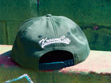 Siganture Snap-back in Forest Green